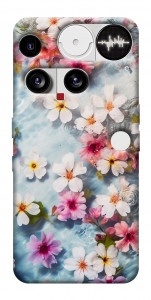 Чехол Floating flowers для Nothing Phone (3)