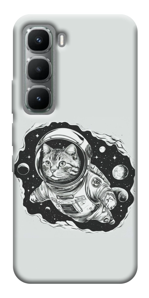 Чехол Кот космонавт для Infinix Hot 60 Pro