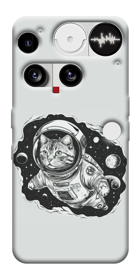 Чехол Кот космонавт для Nothing Phone (3)