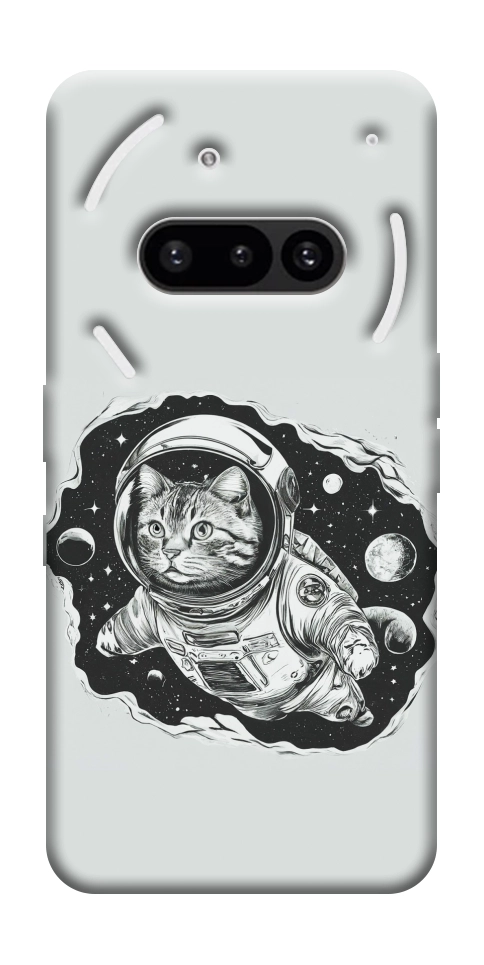 Чехол Кот космонавт для Nothing Phone (3a)