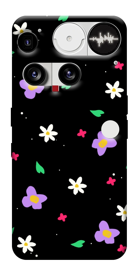 Чехол Цветы и лепестки для Nothing Phone (3)