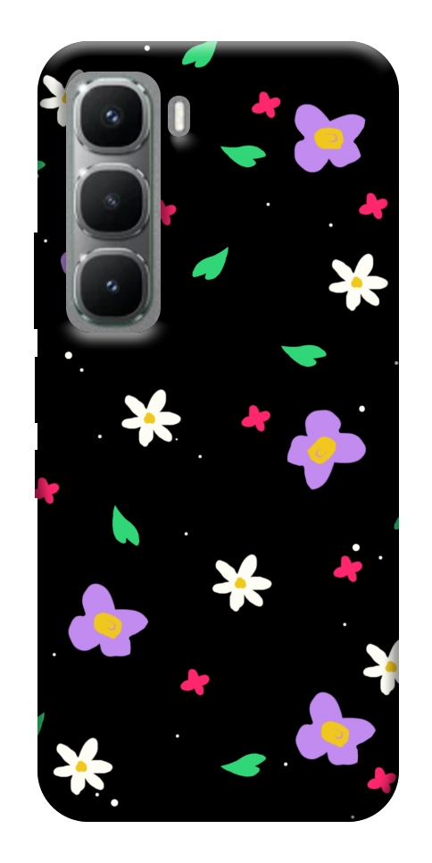 Чохол Квіти та пелюстки для Infinix Hot 60
