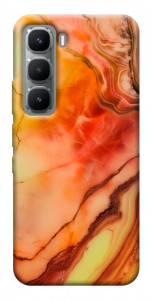 Чехол Красный коралл мрамор для Infinix Hot 60 Pro