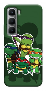Чехол Green turtles для Infinix Hot 60 Pro