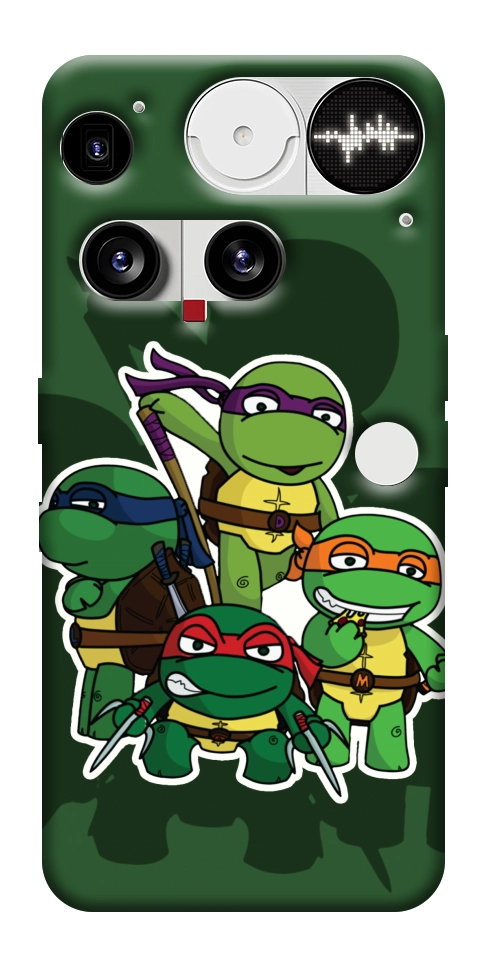 Чехол Green turtles для Nothing Phone (3)