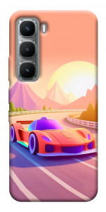 Чехол Машинка на закате для Infinix Hot 60 Pro
