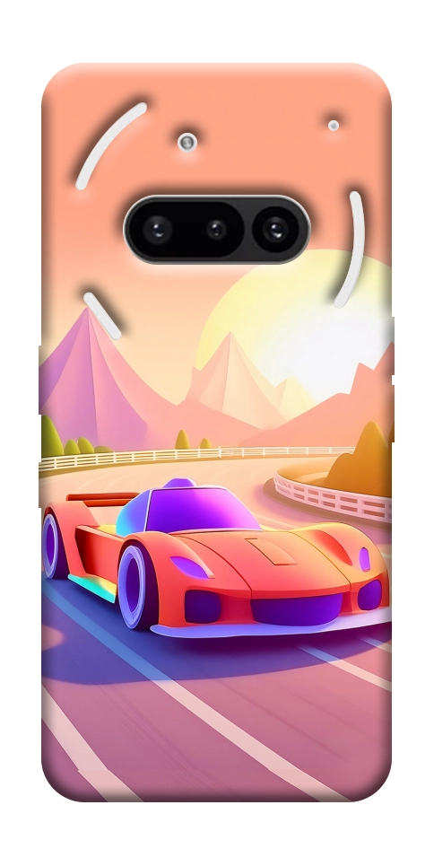 Чехол Машинка на закате для Nothing Phone (3a)