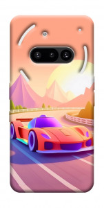 Чехол Машинка на закате для Nothing Phone (3a)