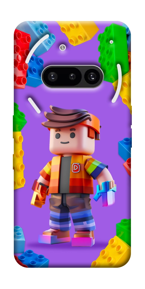 Чехол Colorful constructor для Nothing Phone (3a)