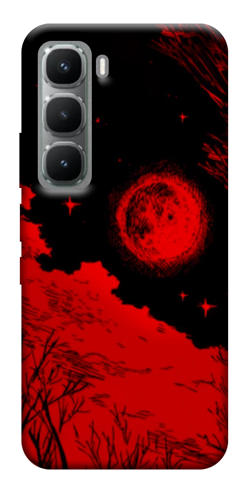 Чехол Кровавый закат солнца для Infinix Hot 60 Pro