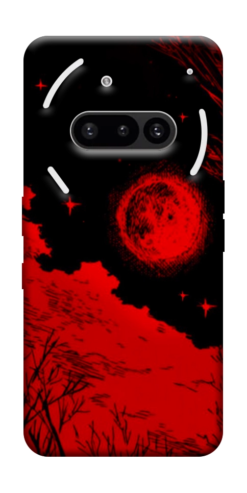 Чехол Кровавый закат солнца для Nothing Phone (3a)