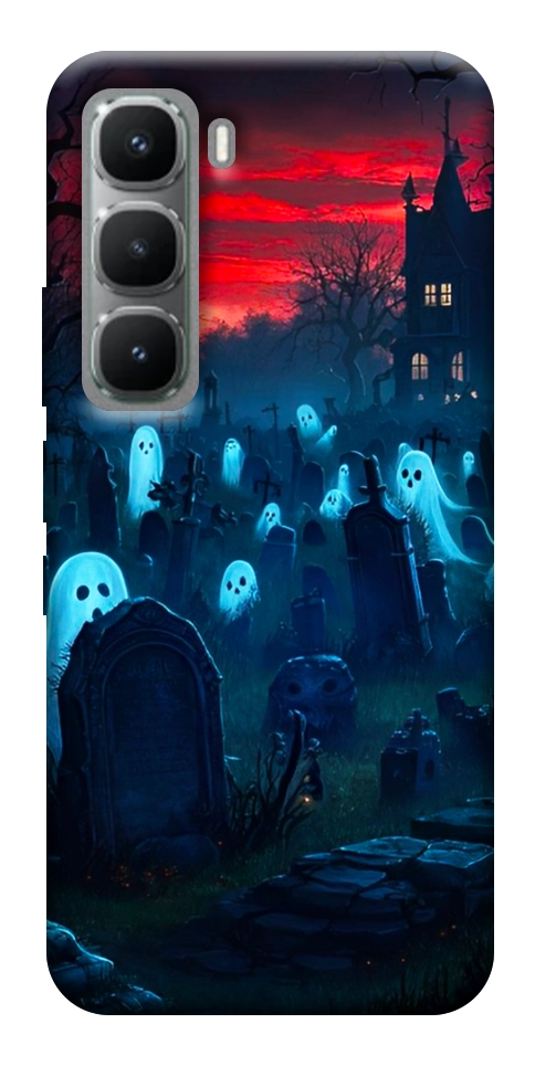 Чехол Летающие привидения для Infinix Hot 60 Pro