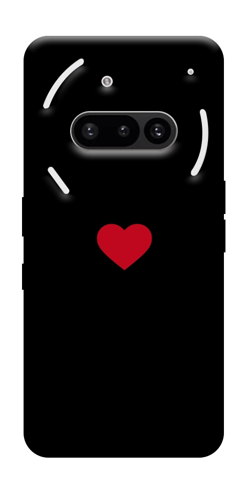 Чехол Simple heart для Nothing Phone (3a)