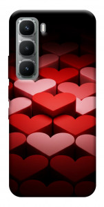 Чехол Hearts pattern для Infinix Hot 60 Pro