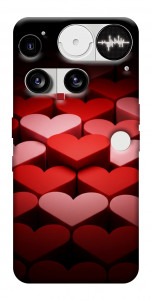 Чехол Hearts pattern для Nothing Phone (3)