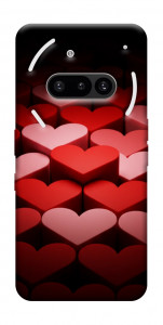 Чохол Hearts pattern для Nothing Phone (3a)