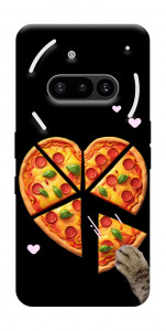 Чохол Pizza Love Cat для Nothing Phone (3a)
