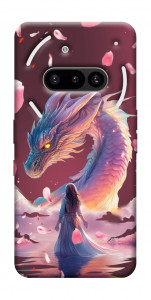 Чохол Girl and dragon для Nothing Phone (3a)