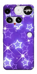 Чехол Purple sparkles для Nothing Phone (3)