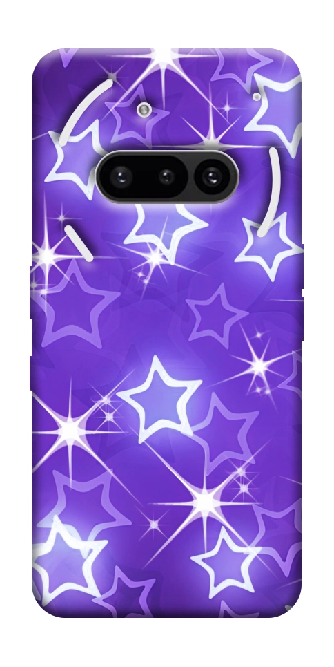 Чохол Purple sparkles для Nothing Phone (3a)