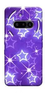 Чехол Purple sparkles для Nothing Phone (3a)
