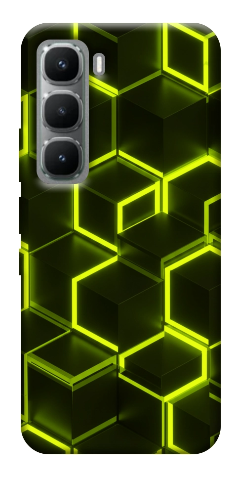 Чехол Neon hexagon для Infinix Hot 60 Pro