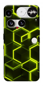 Чехол Neon hexagon для Nothing Phone (3)