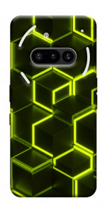 Чехол Neon hexagon для Nothing Phone (3a)
