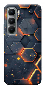Чехол Burning hex pattern для Infinix Hot 60 Pro