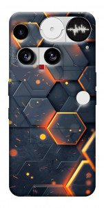 Чехол Burning hex pattern для Nothing Phone (3)