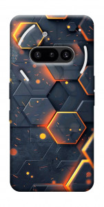 Чехол Burning hex pattern для Nothing Phone (3a)