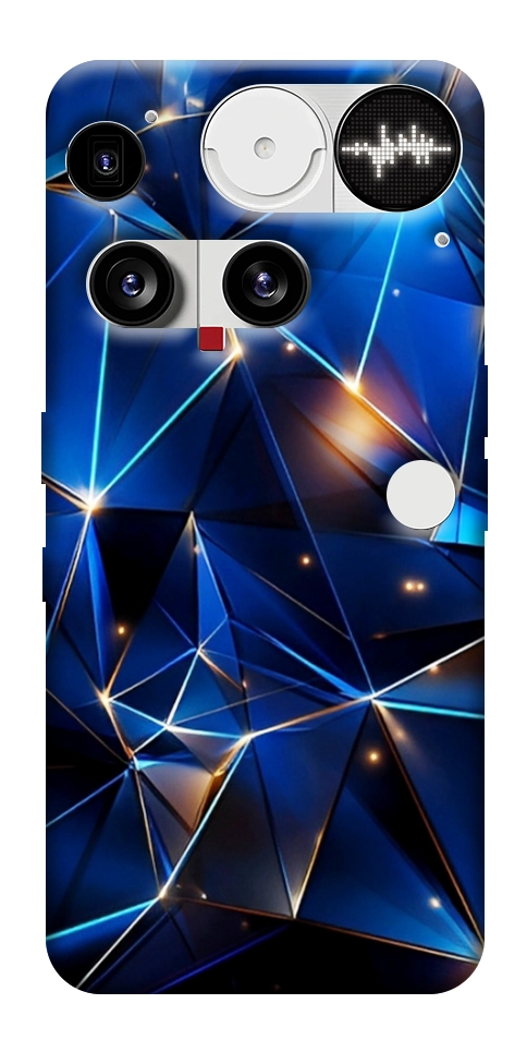 Чехол Abstract purple pattern для Nothing Phone (3)