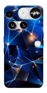 Чехол Abstract purple pattern для Nothing Phone (3)