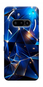 Чехол Abstract purple pattern для Nothing Phone (3a)