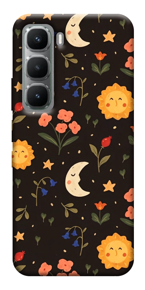 Чехол Полевые цветы для Infinix Hot 60 Pro