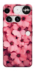 Чехол Pink flowers для Nothing Phone (3)
