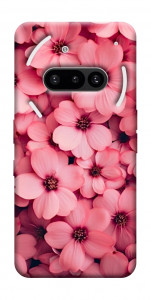 Чехол Pink flowers для Nothing Phone (3a)