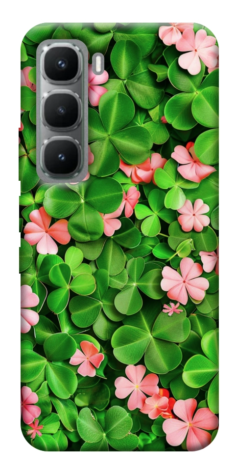 Чехол Листья удачи для Infinix Hot 60 Pro