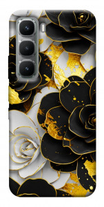Чехол Flower black-white для Infinix Hot 60 Pro