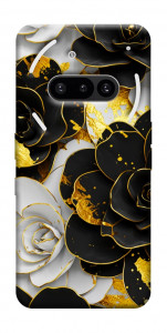 Чохол Flower black-white для Nothing Phone (3a)