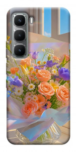Чехол Яркий букет для Infinix Hot 60 Pro