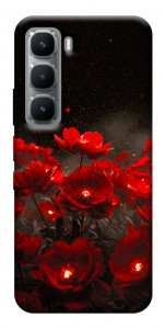 Чехол Burning flowers для Infinix Hot 60 Pro