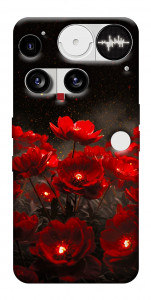 Чехол Burning flowers для Nothing Phone (3)