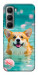 Чехол Swimming corgi для Infinix Hot 60i