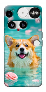 Чехол Swimming corgi для Nothing Phone (3)