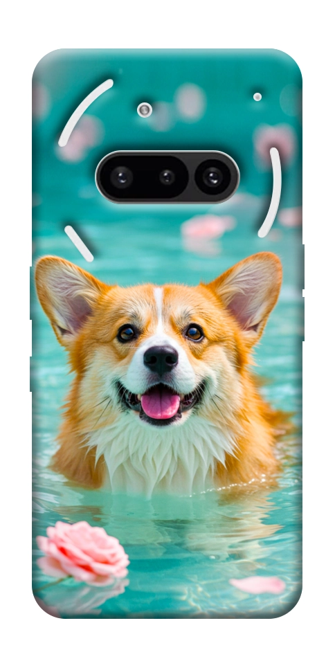 Чохол Swimming corgi для Nothing Phone (3a)