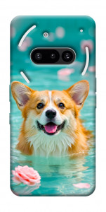 Чохол Swimming corgi для Nothing Phone (3a)