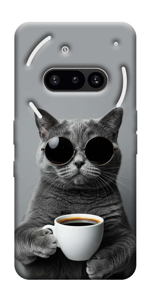 Чохол Grey cat coffee для Nothing Phone (3a)