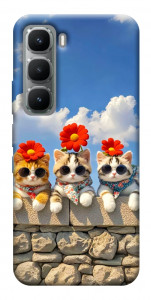 Чехол Flower cats для Infinix Hot 60 Pro