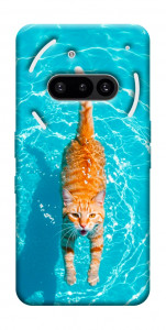 Чохол Cat swimming для Nothing Phone (3a)